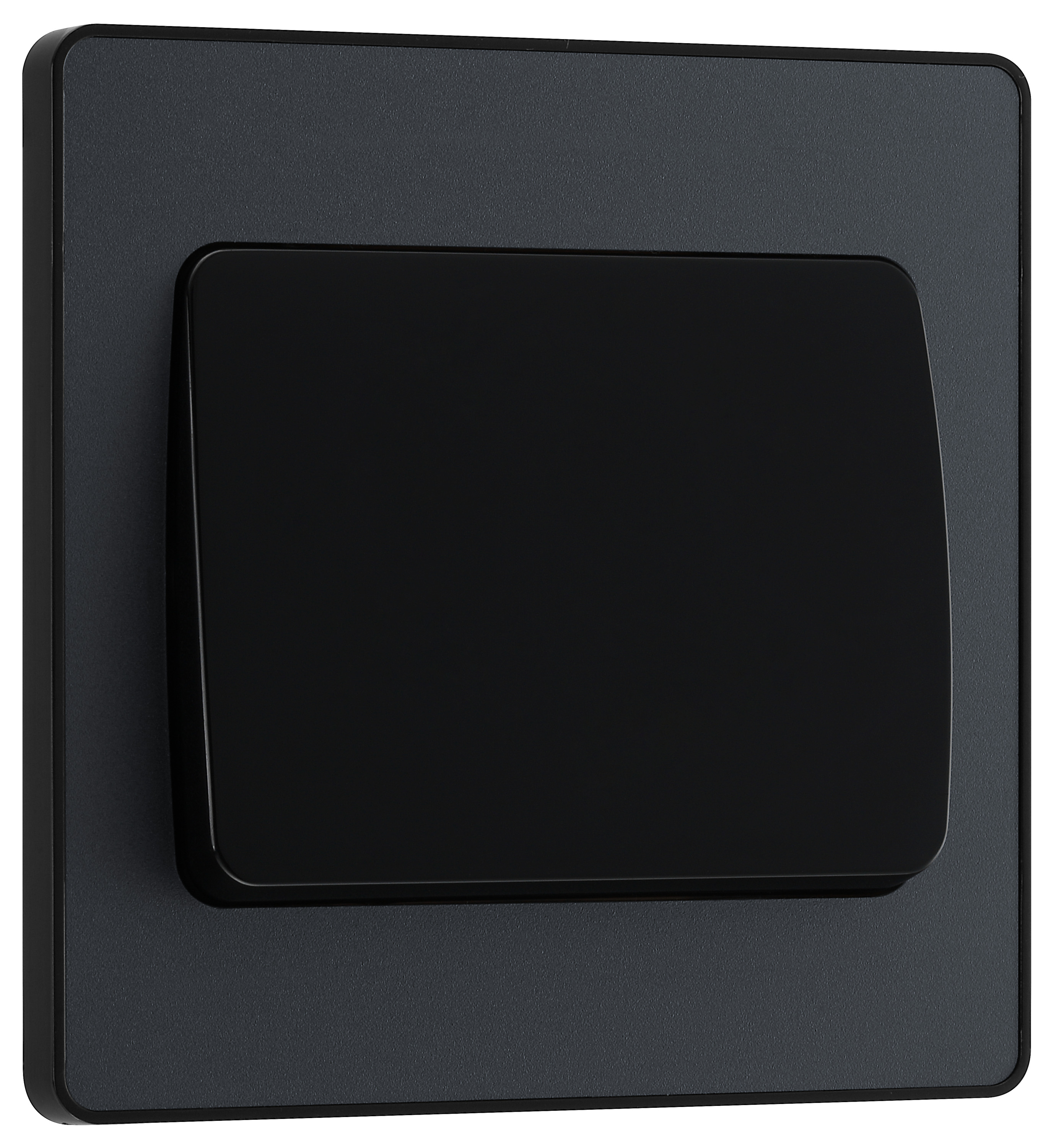 Image of BG Evolve Matt Grey 20A 16Ax Single Wide Rocker Light Switch - 2 Way