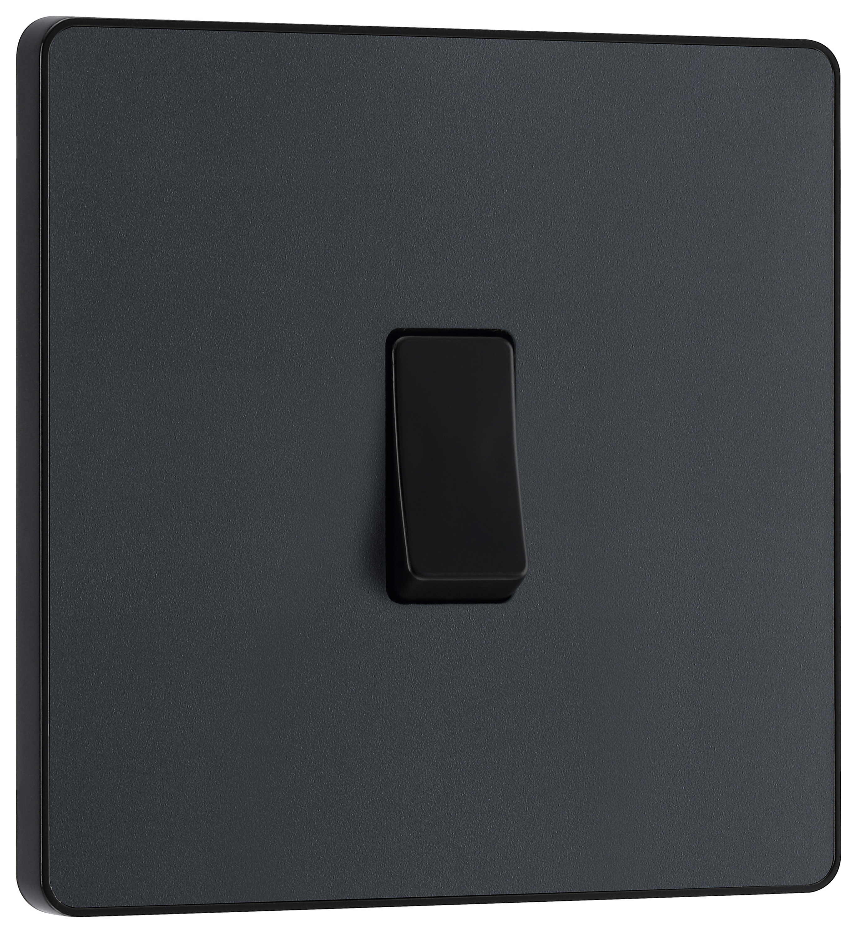 BG Evolve 20A 16Ax Single Intermediate Light Switch - Matt Grey