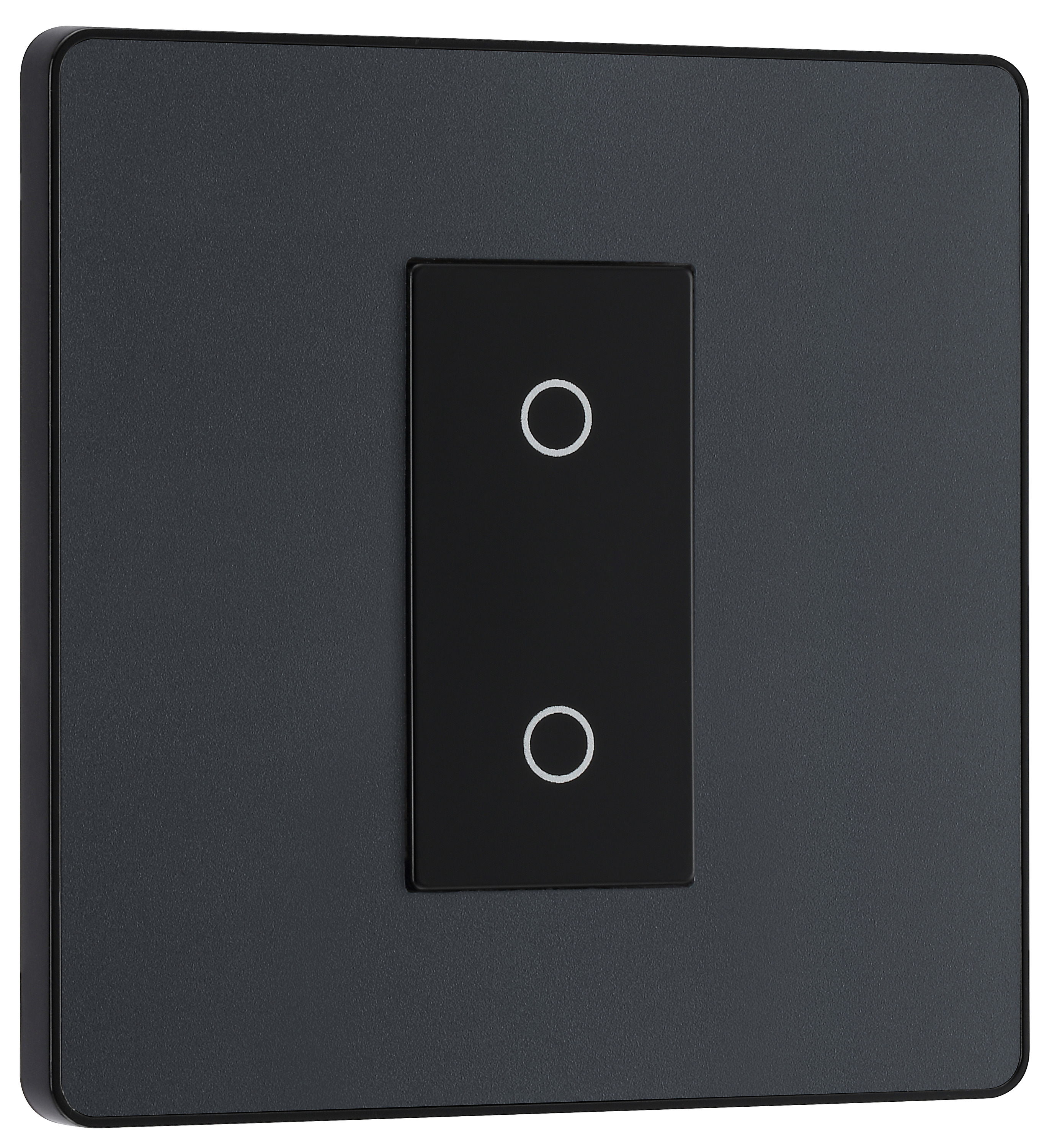 BG Evolve Secondary Matt Grey 2 Way Single Touch Dimmer Switch - 200W