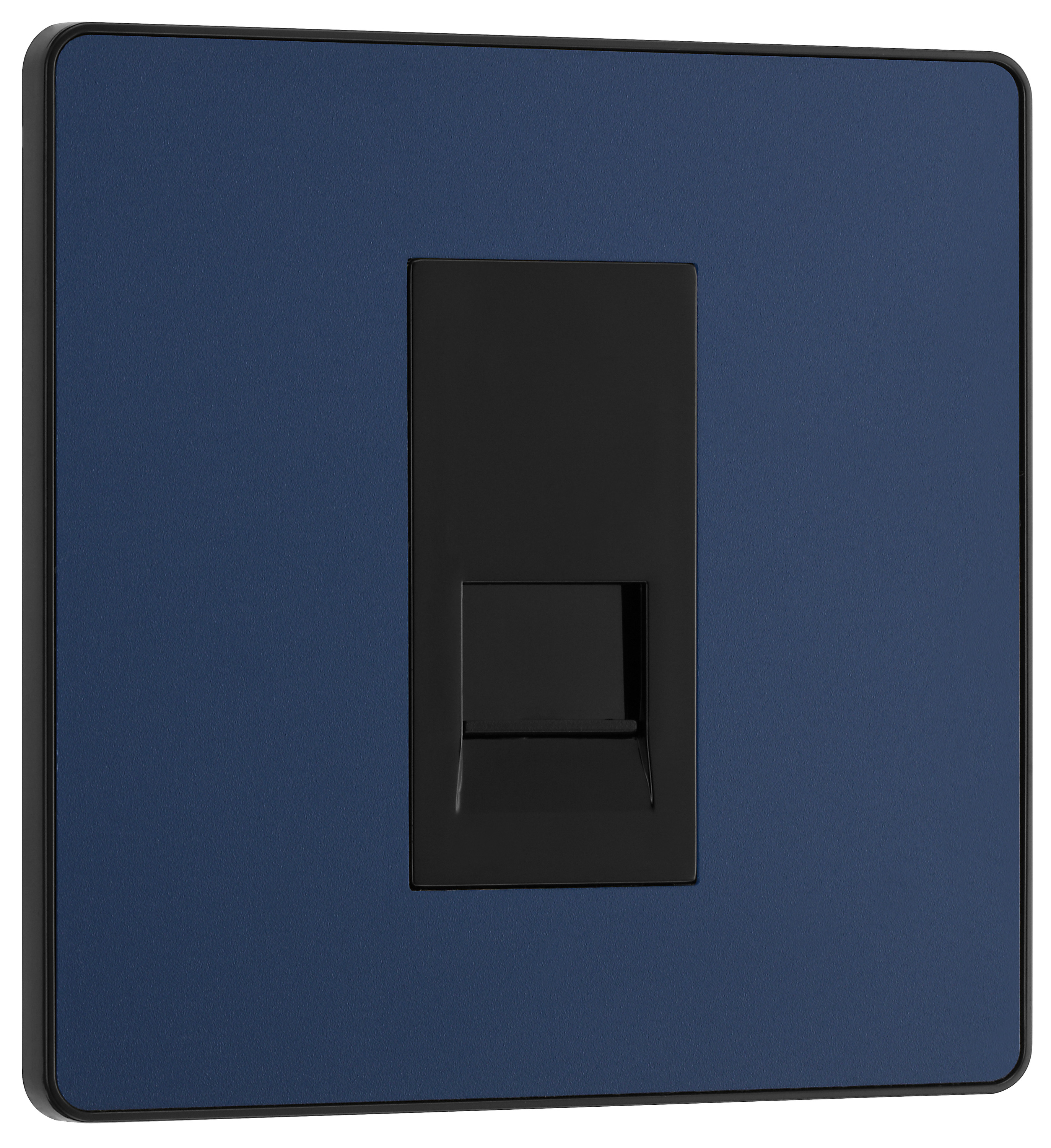 BG Evolve Secondary Single Telephone Socket - Matt Blue
