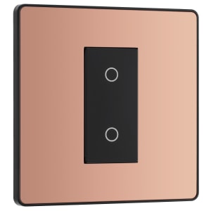 BG Evolve Master Polished Copper 2 Way Single Touch Dimmer Switch - 200W