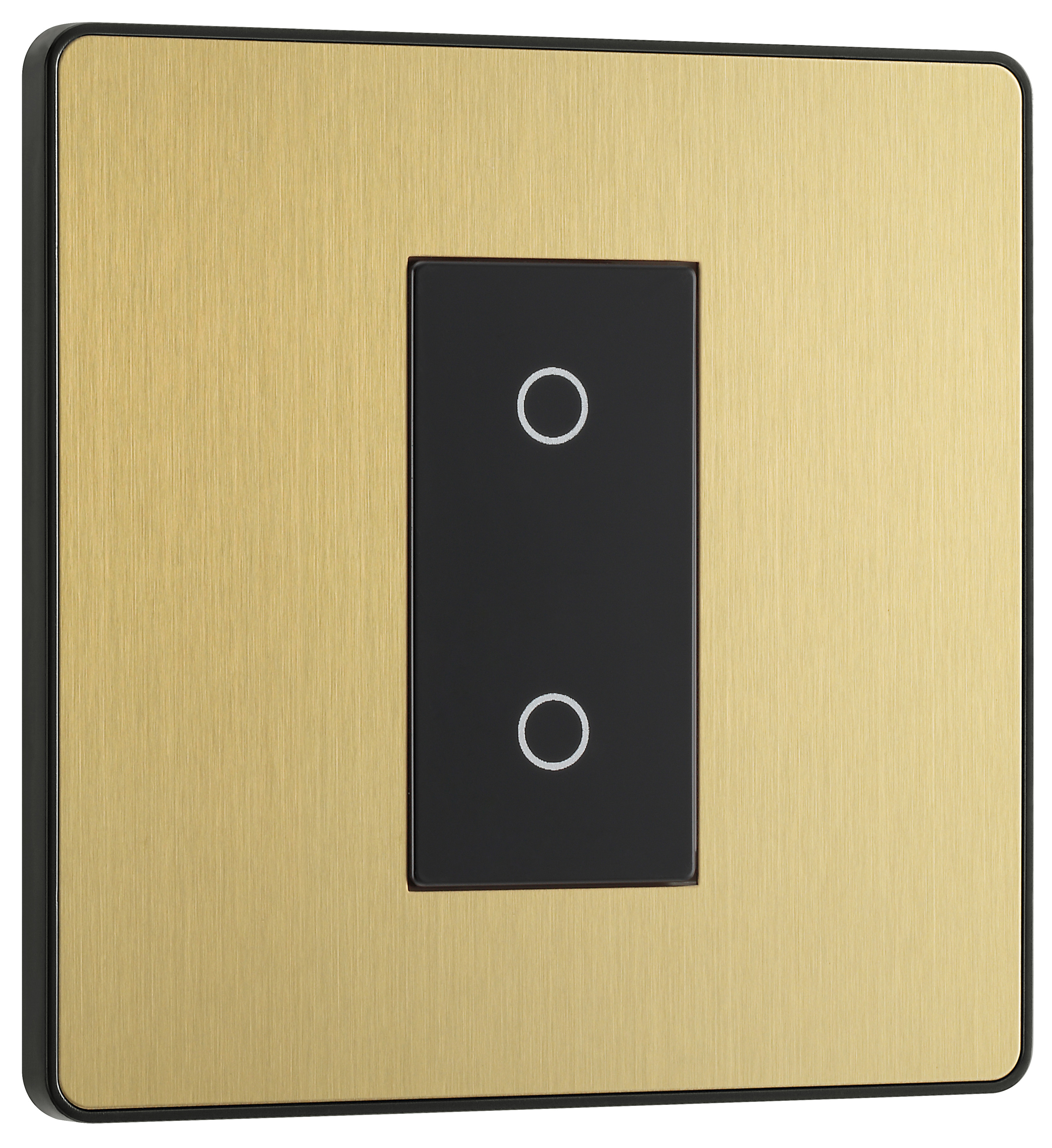 BG Evolve Master 2 Way Single Touch 200W Dimmer Switch - Brushed Brass