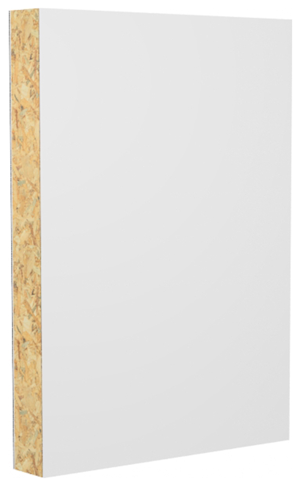 Image of Wickes Madison Matt White Colour Block Sample 150mm x 18mm x 100mm