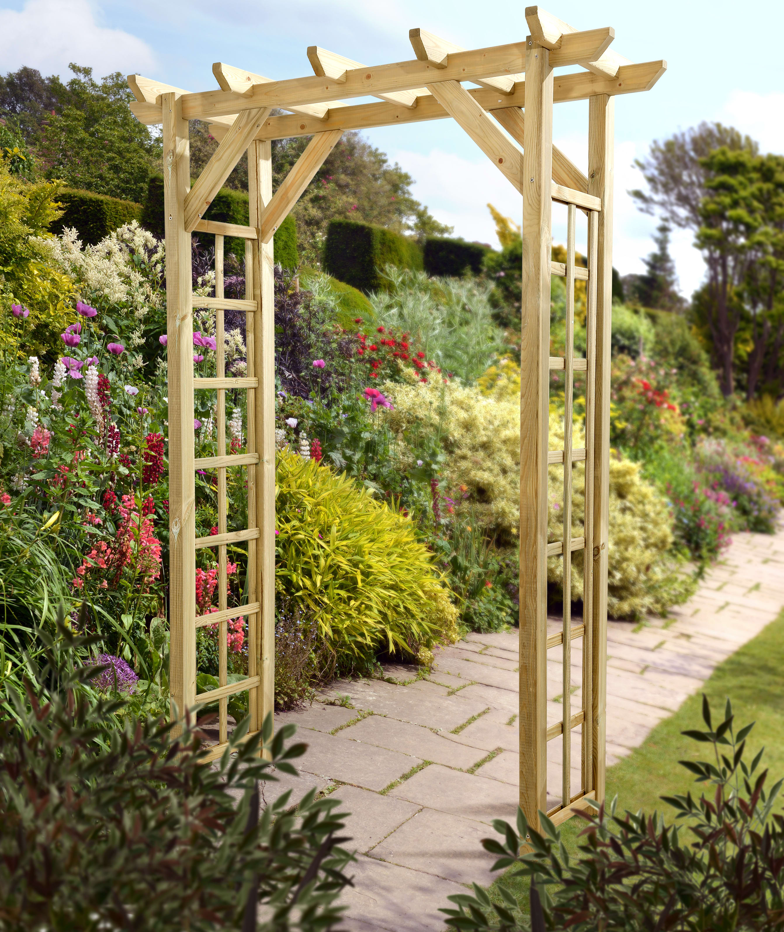 Wickes Decorative Garden Arch - 1400 x 600mm | Wickes.co.uk
