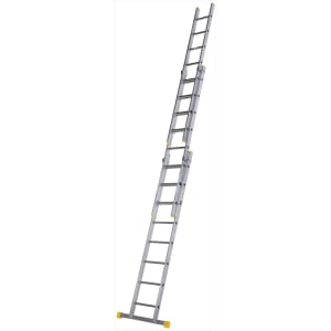 Werner Professional 3 Section Aluminium Extension Ladder - 2.45m