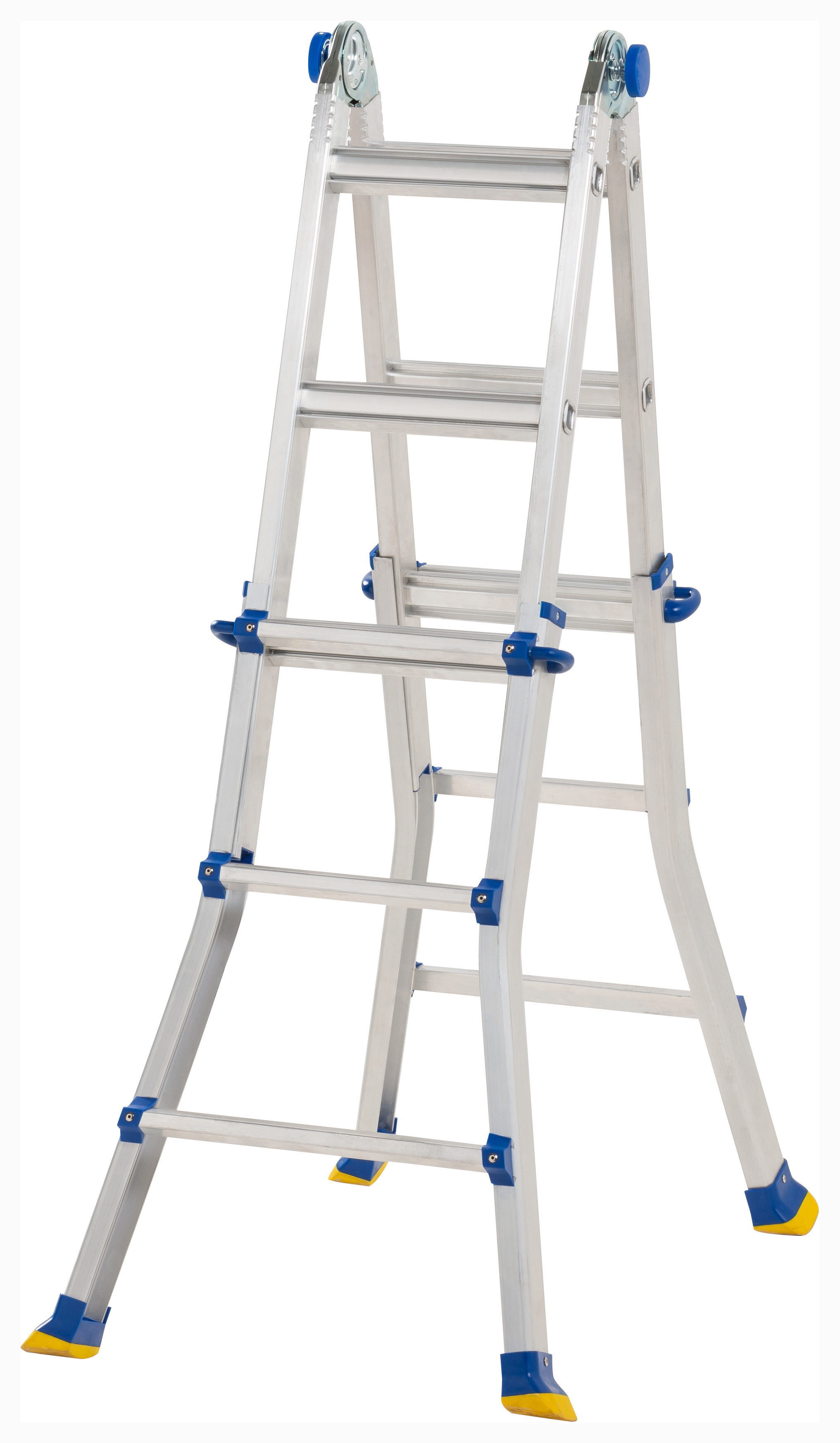 Werner Telescopic Multi-Purpose 4 x 3 Aluminium Combination Ladder - 2.94m