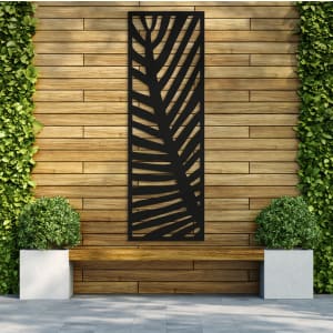 Fern Anthracite Decorative Garden Screen - 1800 x 600mm