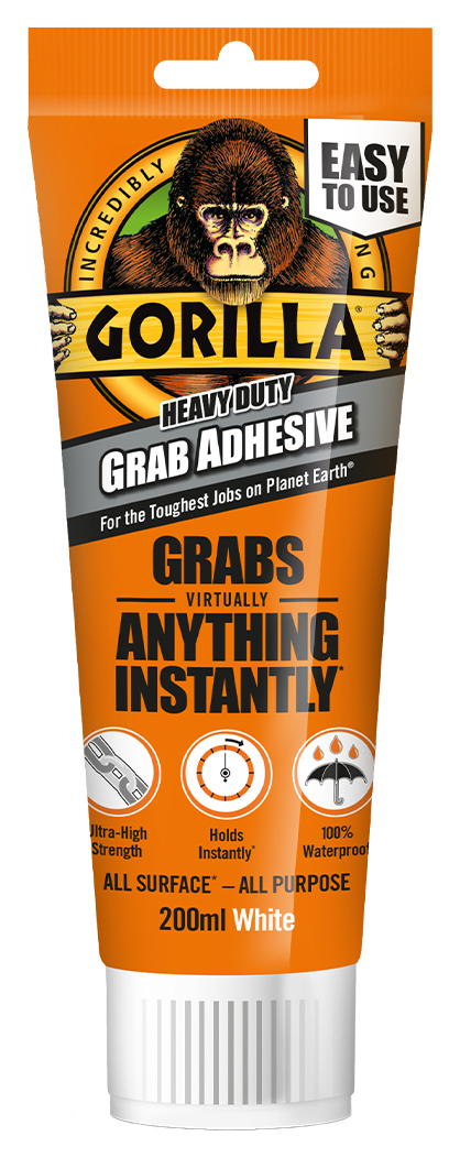 Image of Gorilla Grab Adhesive - White - 200ml