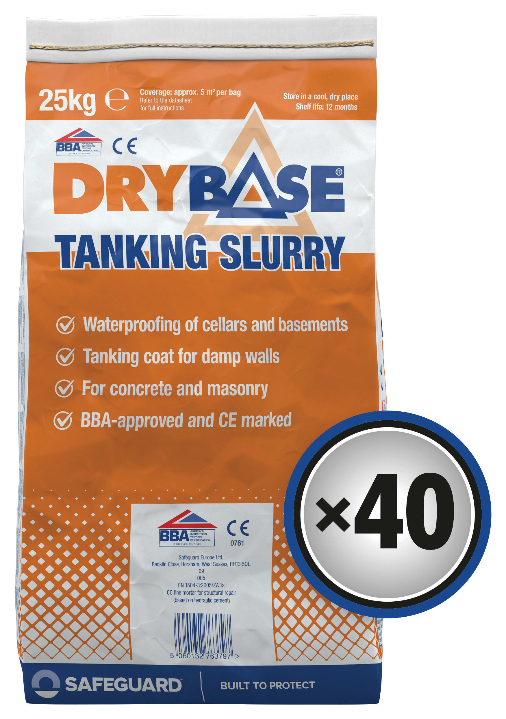 Drybase BBA Tanking Slurry 25kg - 40 Bags