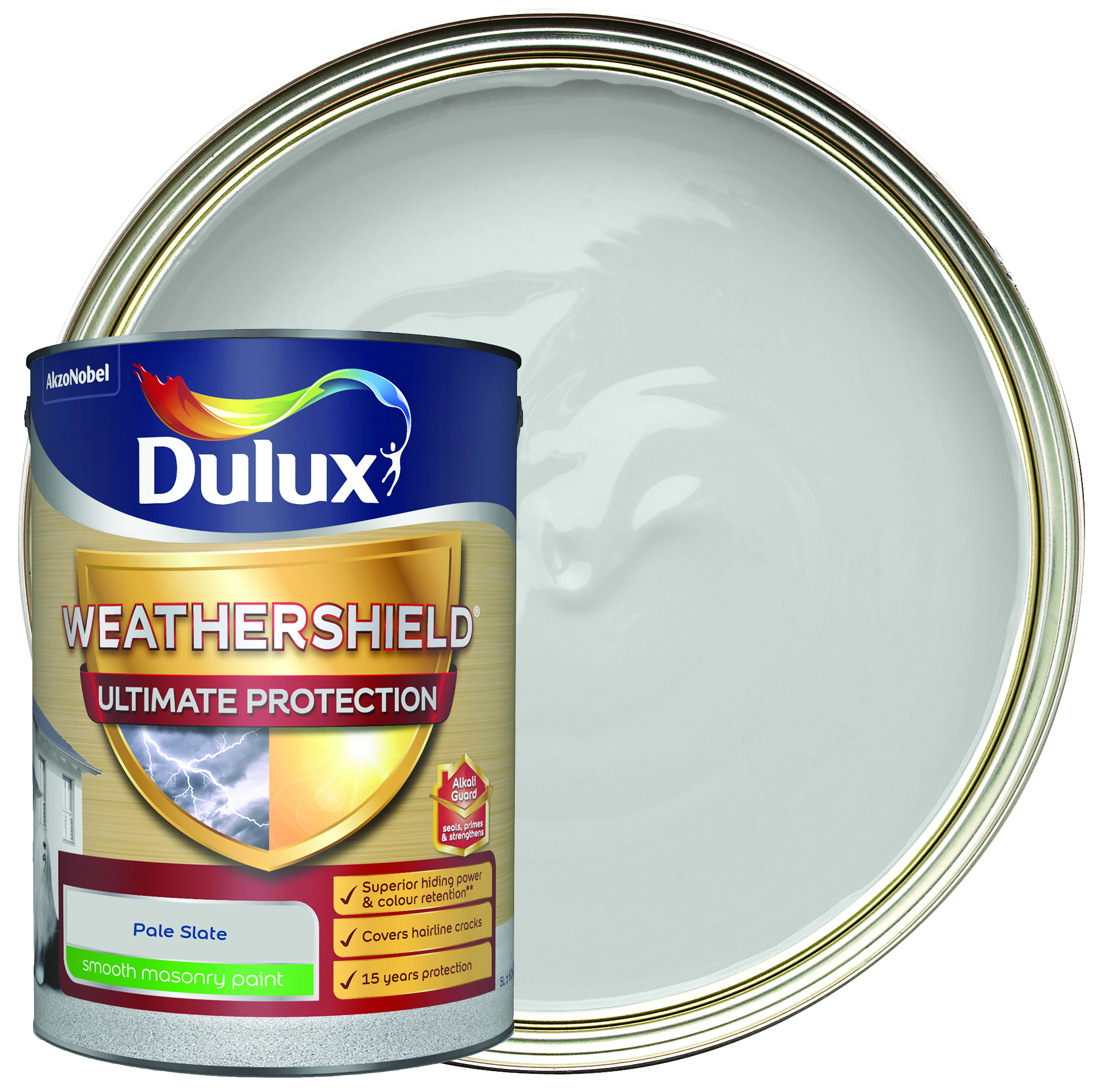 Dulux Weathershield Ultimate Protect Paint - Pale Slate - 5L