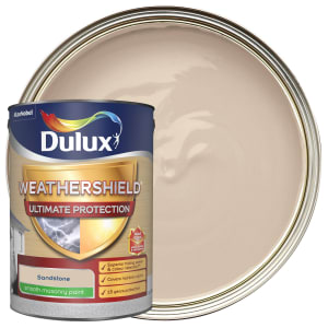 Dulux Weathershield Ultimate Protect Smooth Masonry Paint - Sandstone - 5L