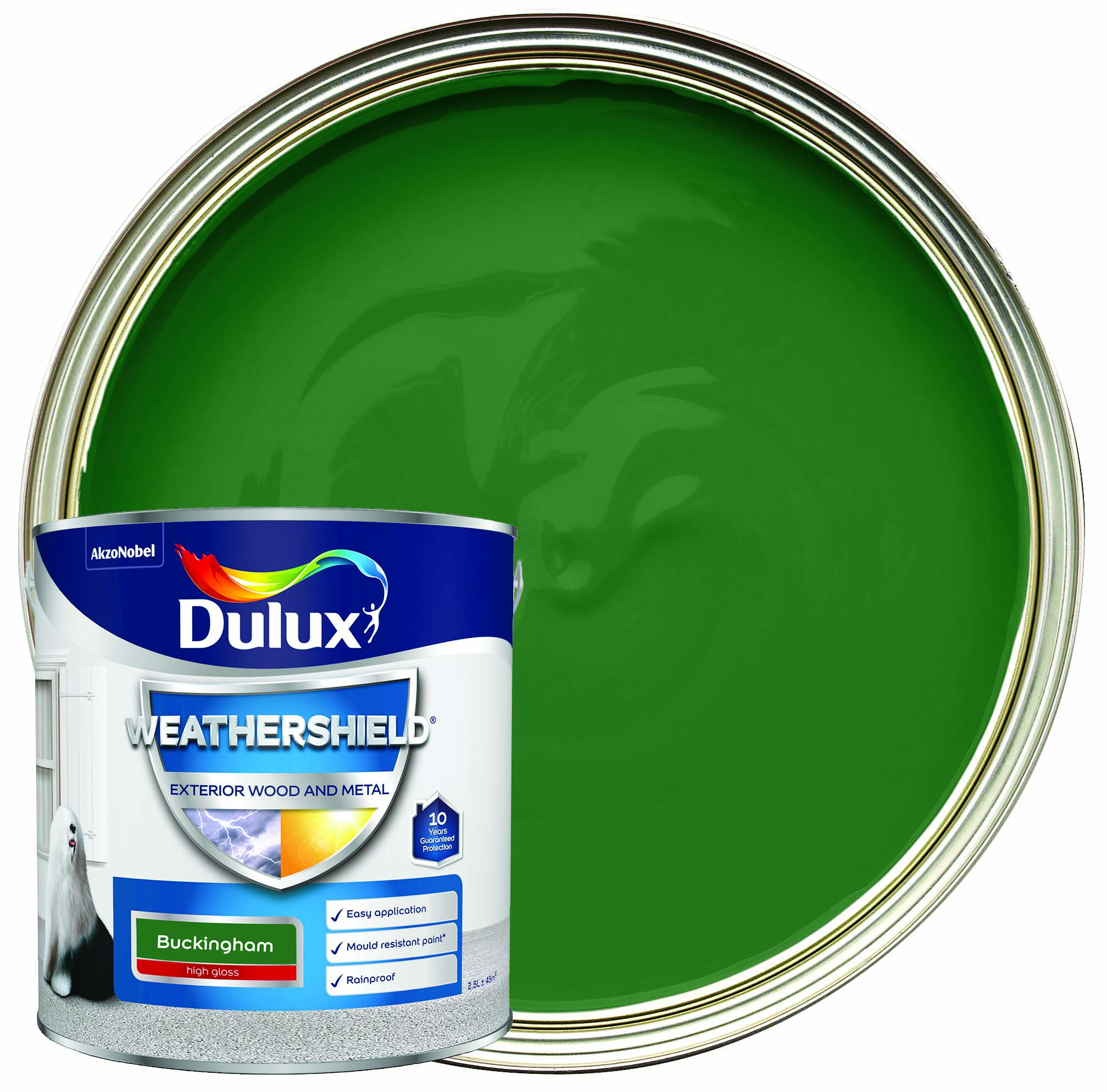 Dulux Weathershield Gloss Paint - Buckingham - 2.5L