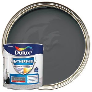 Dulux Weathershield Gloss Paint - Gallant Grey - 2.5L