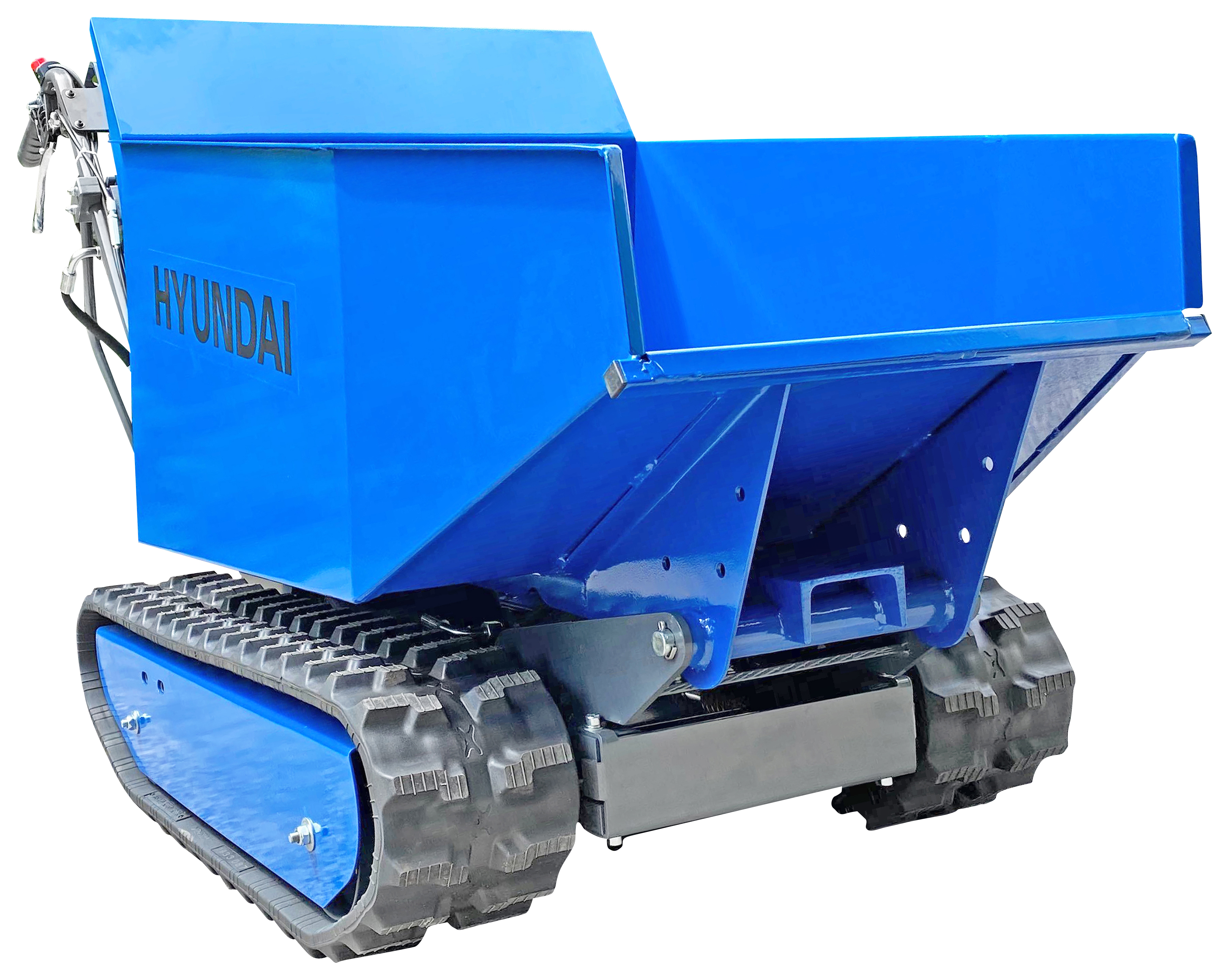 Image of Hyundai HYTD500 196CC IC200V 500kg Petrol Engine Powered Tracked Mini Dumper