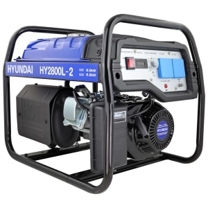 Hyundai HY2800L-2 230V 196CC Recoil Start Petrol Generator - 2200W