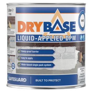 Drybase White Liquid Damp Proof Membrane - 1L