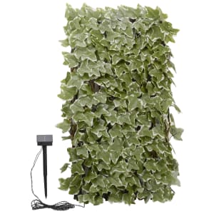 Smart Garden Ivy Leaf 75 LED Solar Trellis - 180 x 90cm