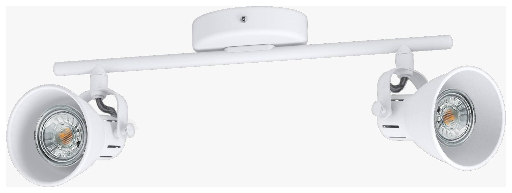 Image of Eglo Seras White Ceiling 2 Light Spotlight
