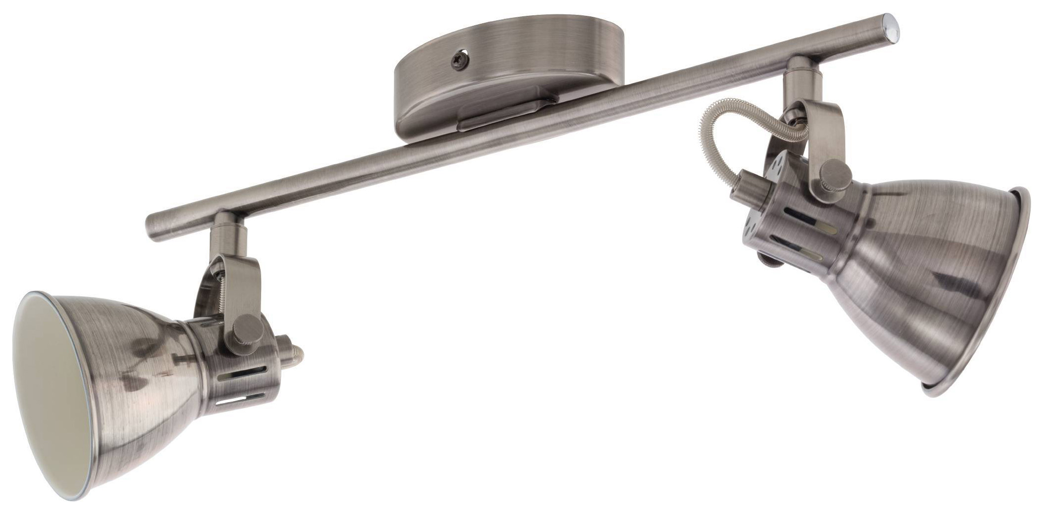 Eglo Seras Nickel Ceiling 2 Light Spotlight