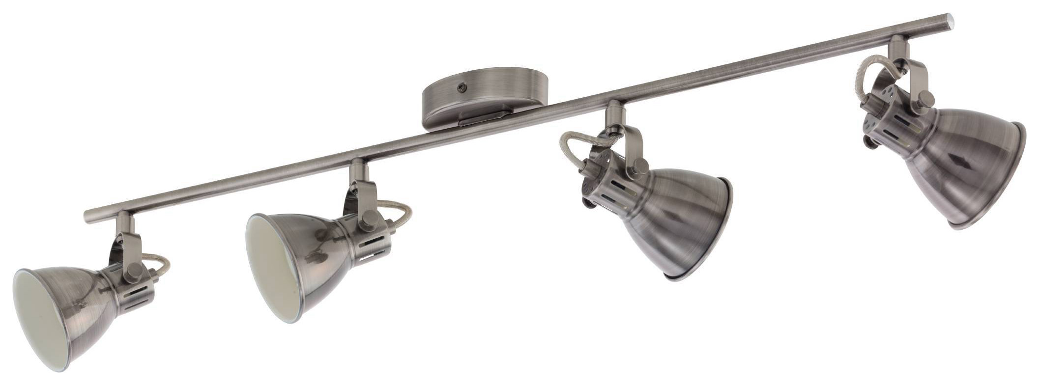 Image of Eglo Seras Nickel Ceiling 4 Light Spotlight