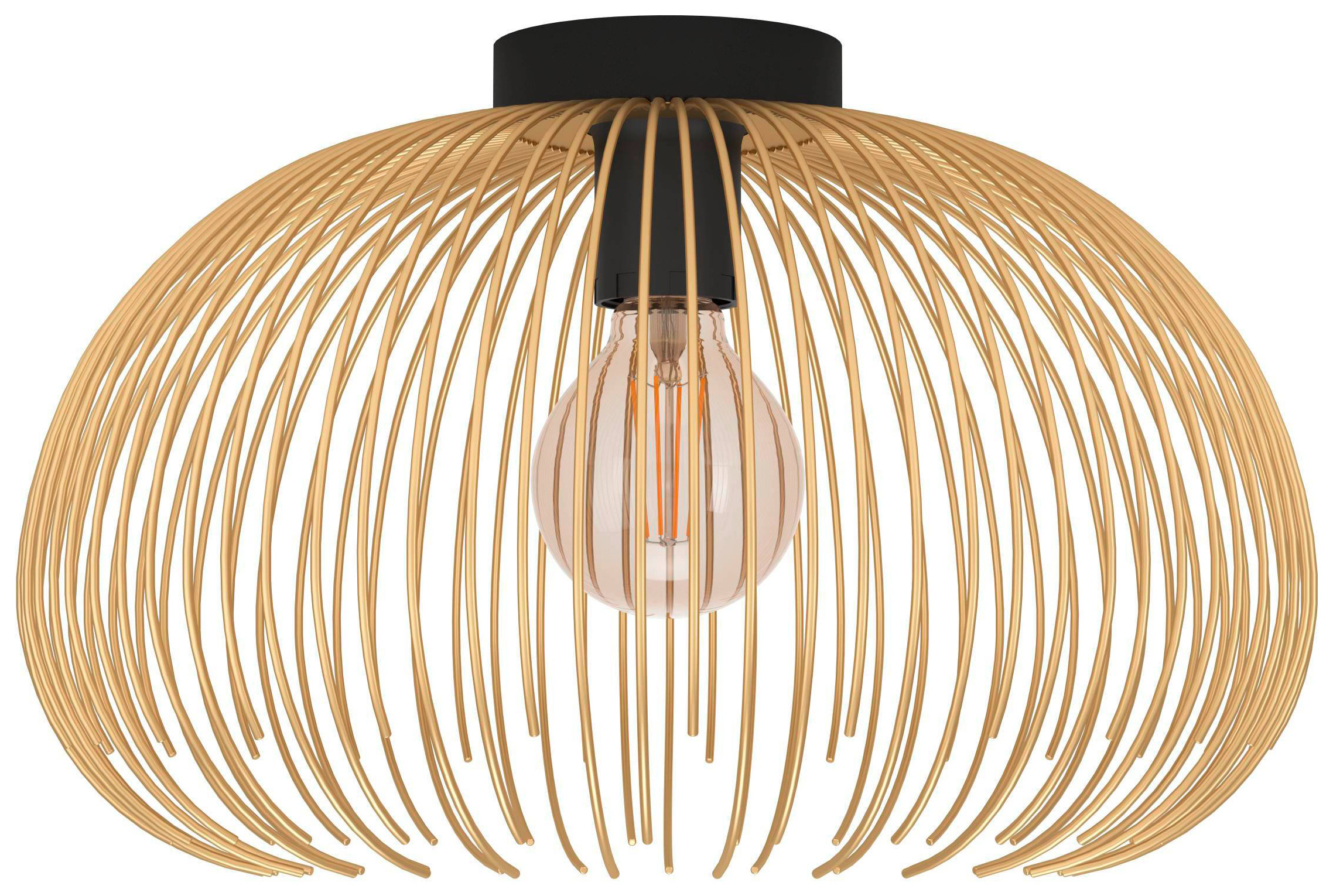 Eglo Venezuela Black & Gold Ceiling Light