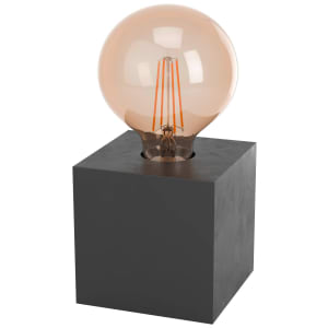 Eglo Prestwick 2 Black Wood Table Lamp