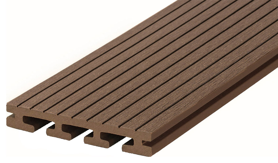 Eva-Tech Aruna Dark Brown Composite I-Series Deck Board - 23 x 137 x 2200mm - Pack of 40