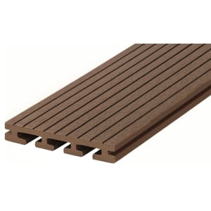 Image of Eva-Tech Aruna Dark Brown Composite I-Series Deck Board - 23 x 137 x 2200mm - Pack of 40