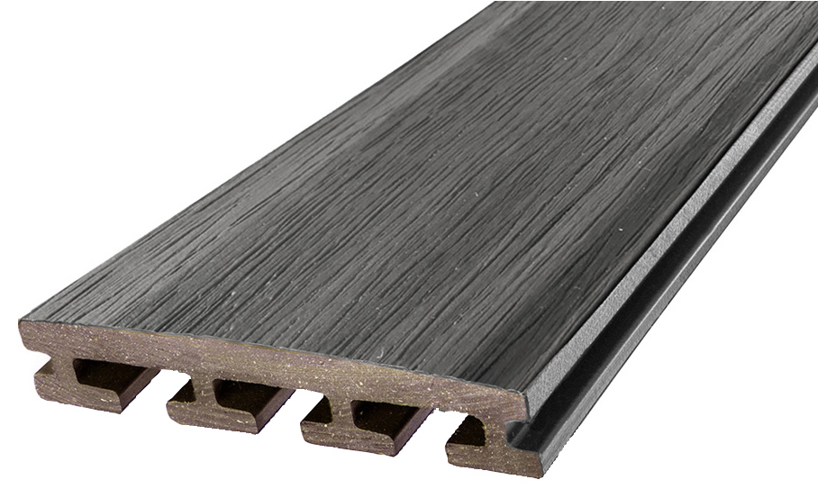 Image of Eva-Last Capetown Grey Composite Infinity Deck Board - 25.4 x 135 x 2200mm - Pack of 40