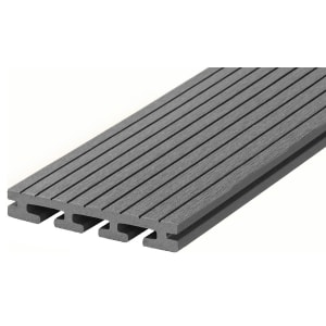Image of Eva-Tech Xavia Grey Composite I-Series Deck Board - 23 x 137 x 2200mm - Pack of 40