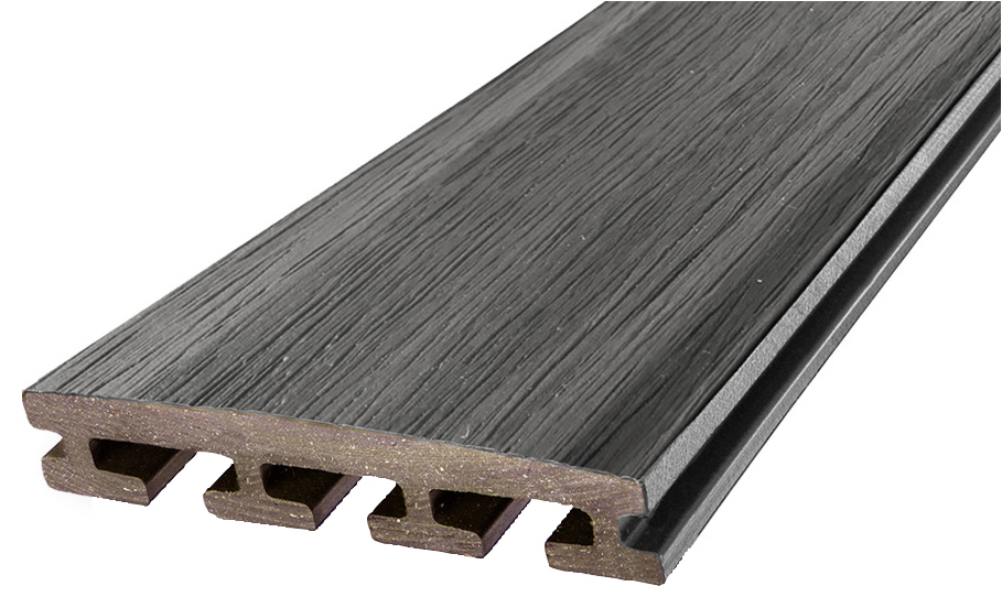 Image of Eva-Last Capetown Grey Composite Infinity Deck Board - 25.4 x 135 x 2200mm - Pack of 30