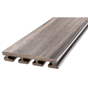 Image of Eva-Last Pacific Pearl Grey Composite Infinity Deck Board - 25.4 x 135 x 2200mm - Pack of 30