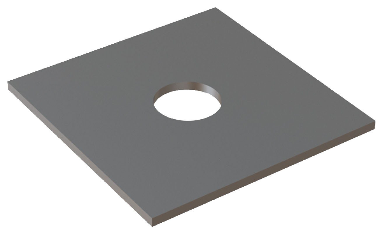 Square Plate Washer M12 50 x 50mm - Pack of 100