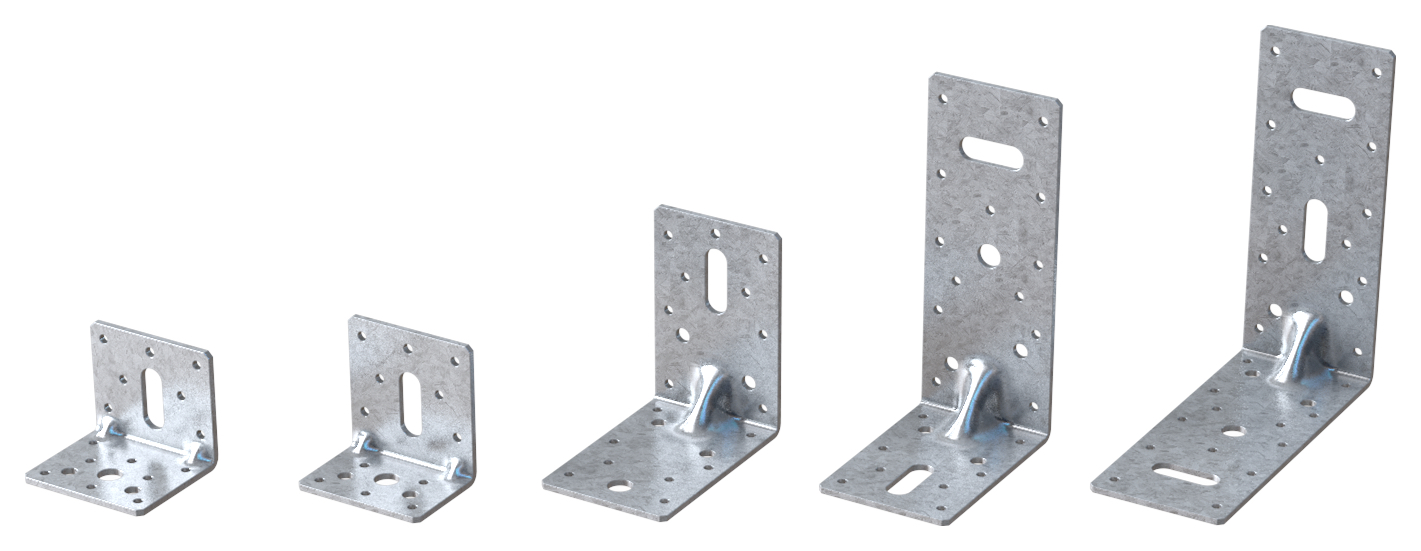 Image of Heavy Duty Angle Bracket - 60 x 40 x 60mm - Pack of 1000