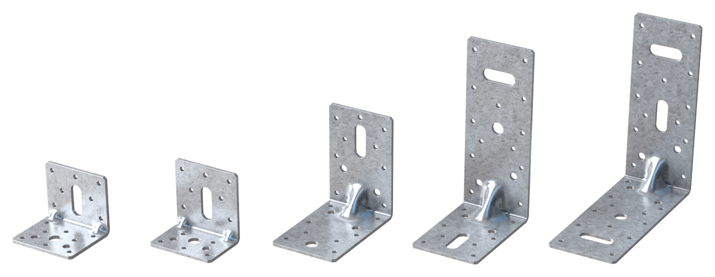 Heavy Duty Angle Bracket - 60 x 40 x 60mm - Pack of 1000