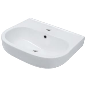 Wickes Cleveland 1 Tap Hole Wallhung Basin - 550mm