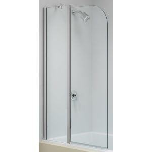 Image of Nexa by Merlyn Easy-Fit Folding Curved Bath Screen - 1500 x 900mm