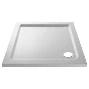 Wickes 40mm Pearlstone Square Shower Tray - 800 x 800mm