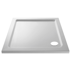 Wickes 40mm Pearlstone Square Shower Tray - 900 x 900mm