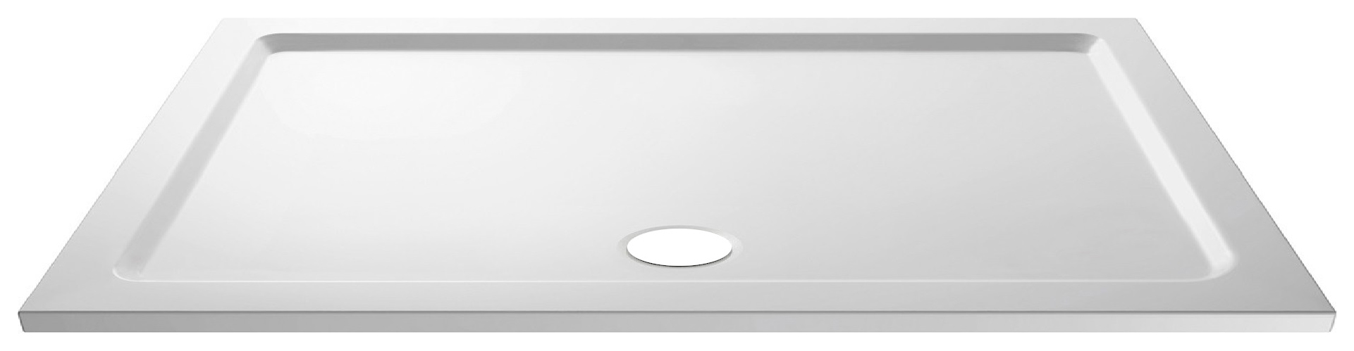 Image of Wickes 40mm Pearlstone Rectangular Shower Tray - 1400 x 800mm