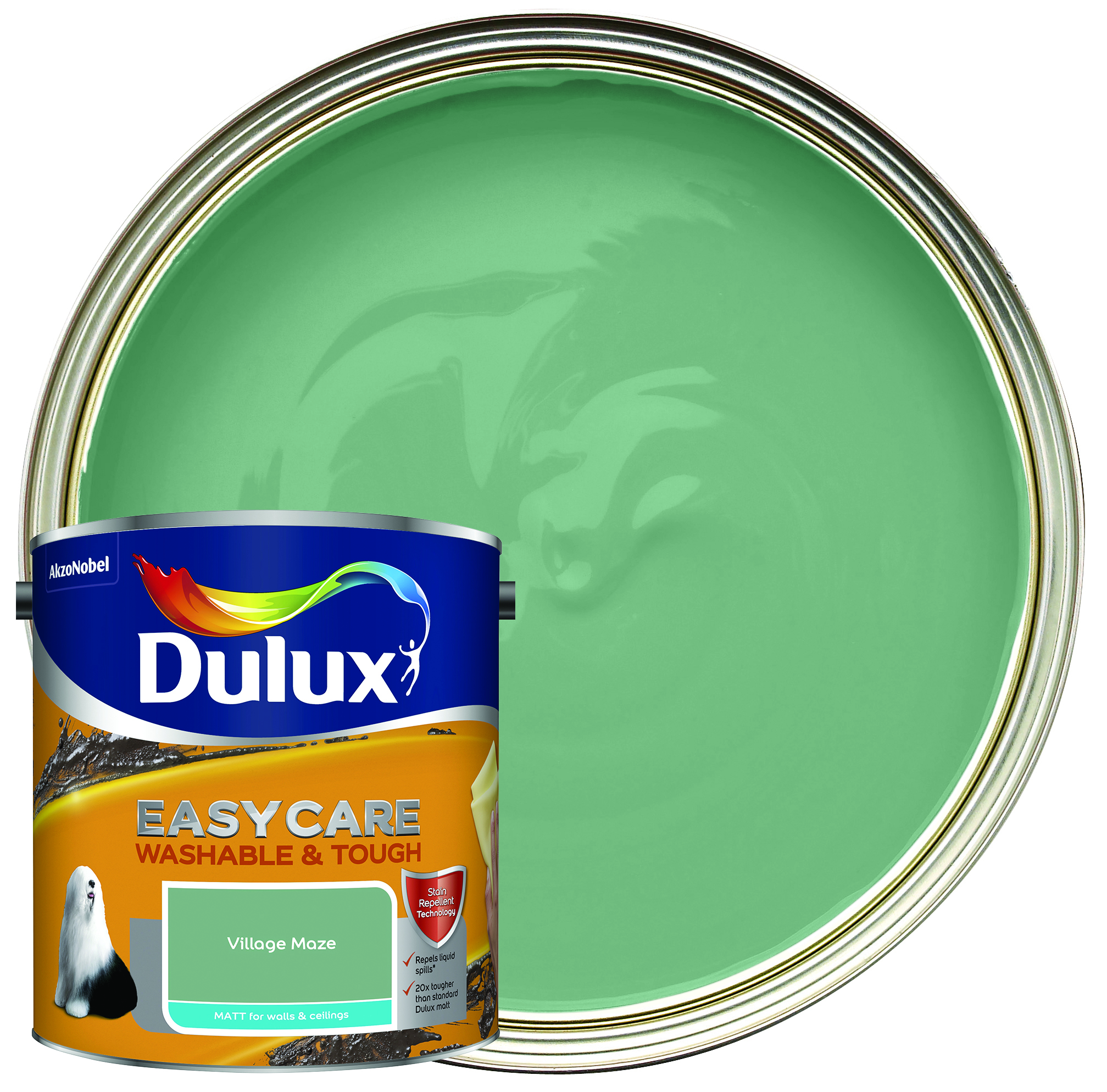 Image of Dulux Easycare Washable & Tough Matt Emulsion - Village Maze - 2.5L