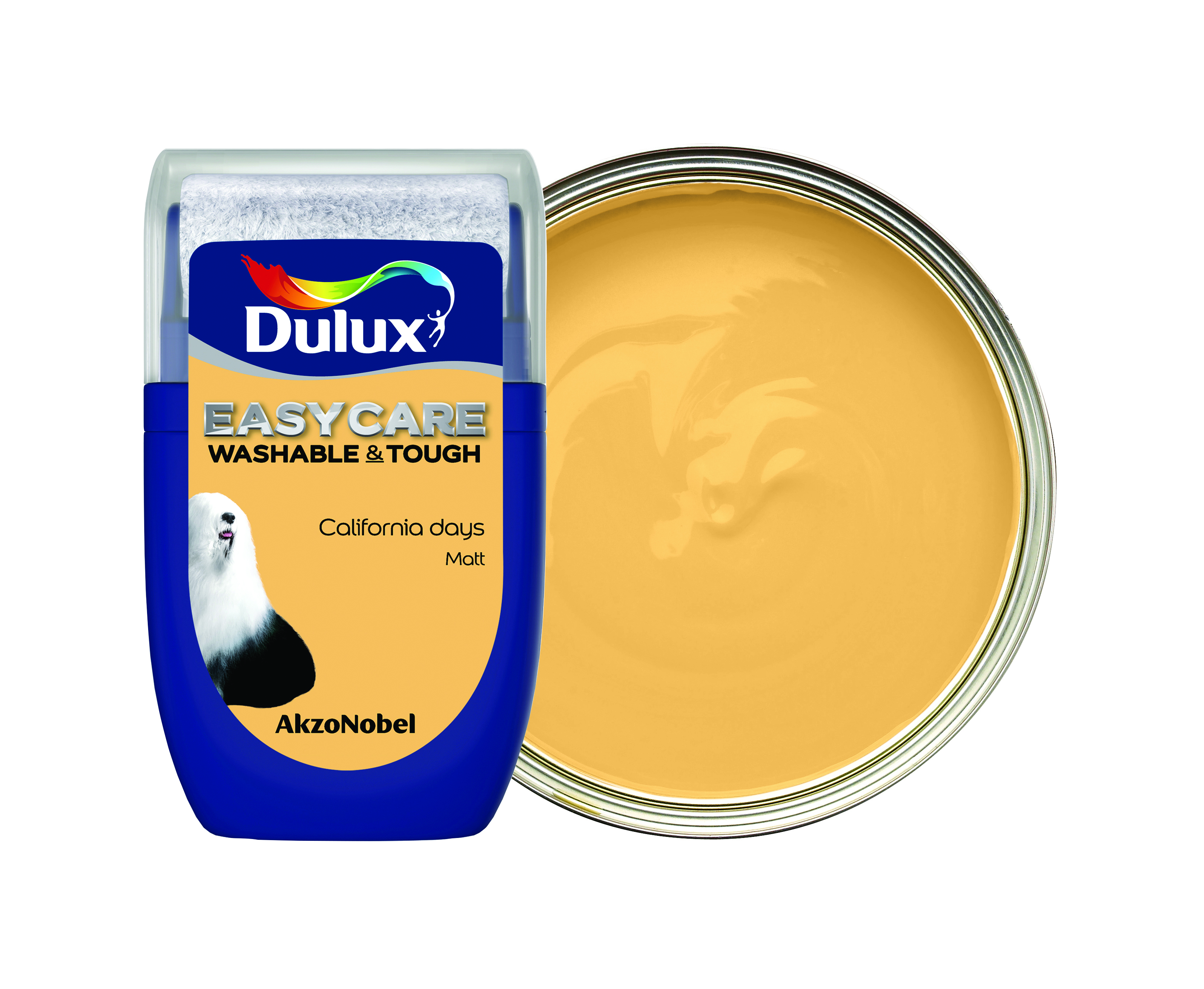 Image of Dulux Easycare Washable & Tough Paint - California Days Tester Pot - 30ml
