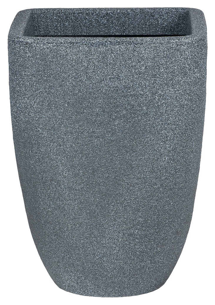 Image of Strata Tall Square Top Round Base Planter