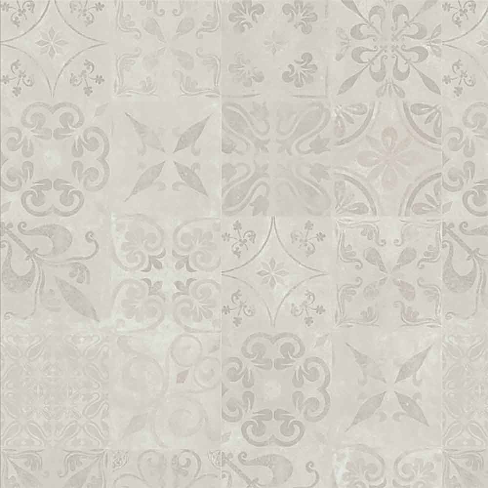 Osaka Grey Patchwork 8mm Water Resistant Tile Effect Laminate Flooring - 2.32m2