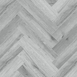 Carisbrooke Silver Oak Herringbone SPC Flooring with Integrated Underlay - 2.22m2