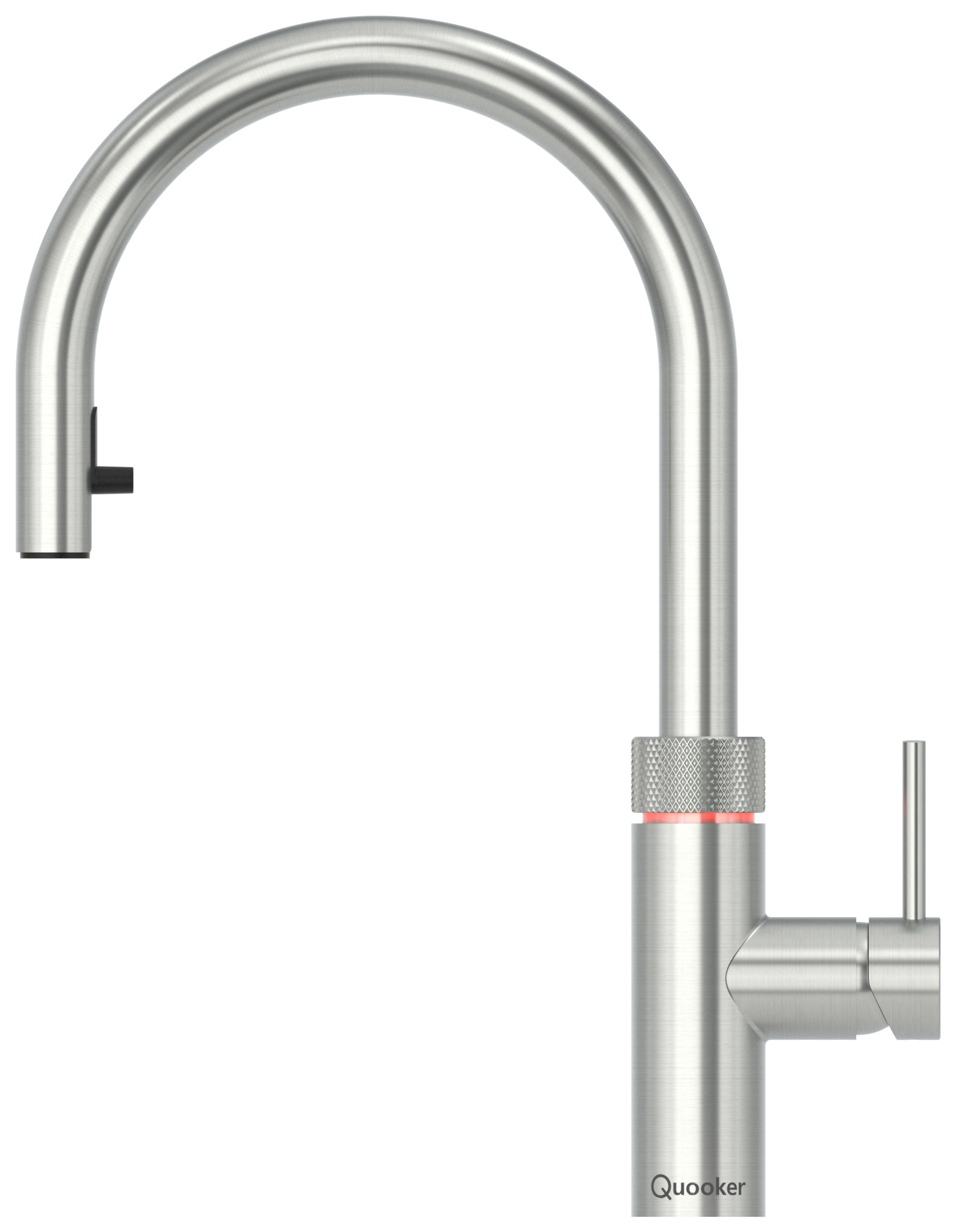 Quooker PRO3 Flex 3-in-1 Pull Out Boiling Water Kitchen Tap - Stainless Steel