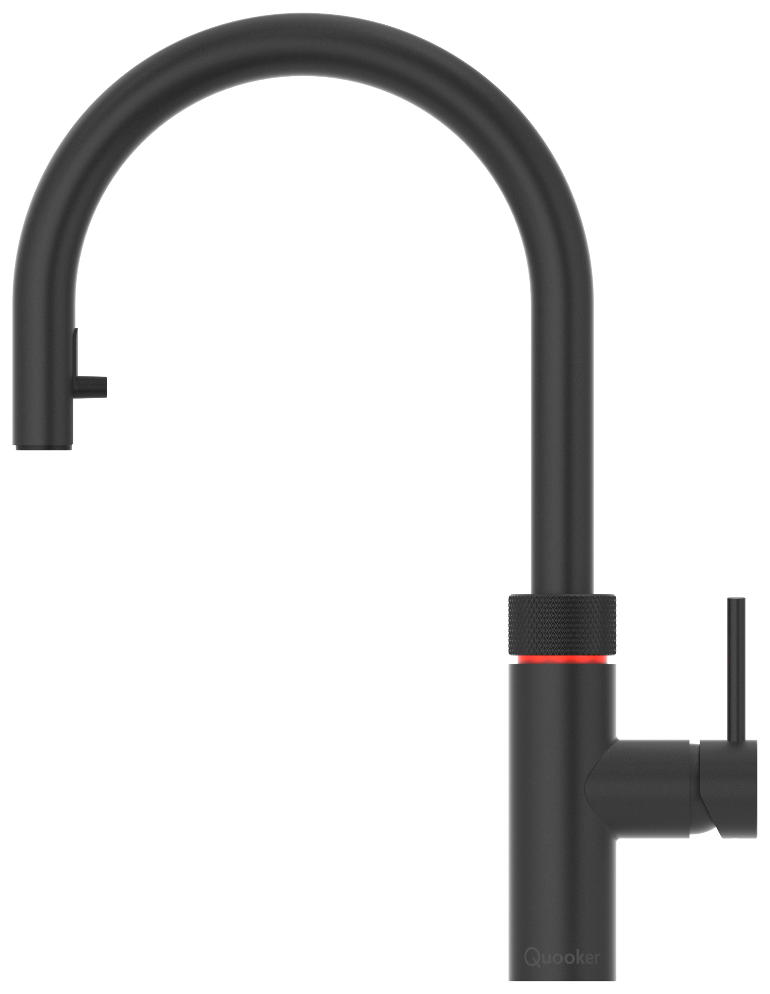 Quooker PRO3 Flex 3-in-1 Pull Out Boiling Water Kitchen Tap - Black