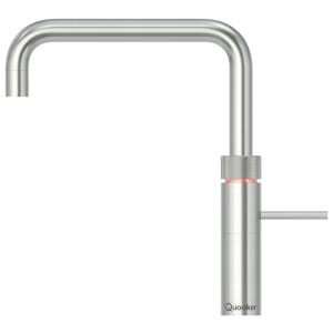 Quooker PRO3 Fusion 3-in-1 Square Neck Boiling Water Kitchen Tap - Stainless Steel