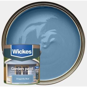 Wickes Garden Colour Matt Wood Treatment - Dragonfly Blue - 2.5L