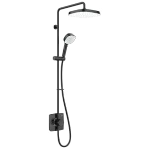 Mira Opero Dual Outlet Mixer Shower with HydroGlo Technology - Black
